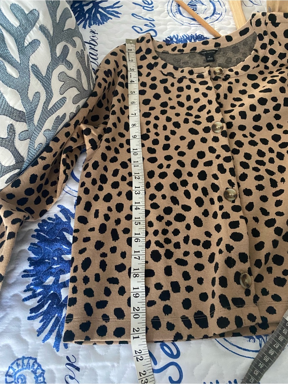 Ann Taylor button up sweater/ top - Picture 3 of 10